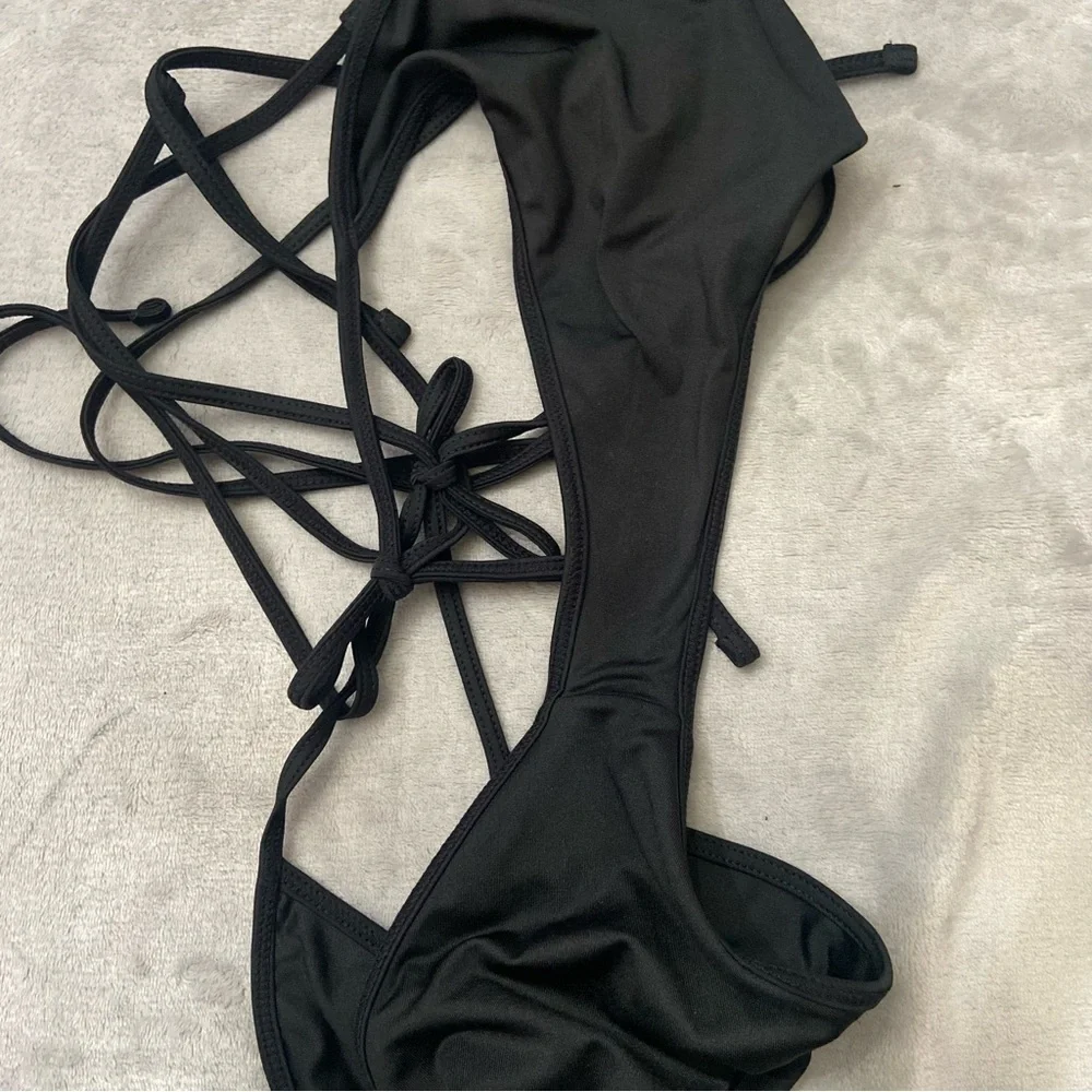 New! Frankie’s amalia black one piece monokini butterfly tattoo 10775